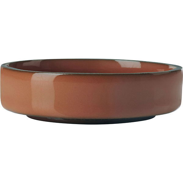 Соусник «Карактэр»;керамика;D=7,H=2см;красный,коричнев.