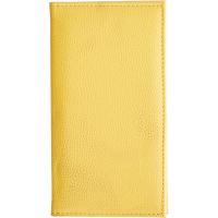 Папка для счетов;кожезам.;,L=22,2,B=12см;желт.