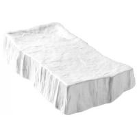 Тарелка «Клифф» для презентаций;фарфор;,H=5,L=29,B=12см;белый,матовый