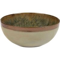 Салатник «Серфис»;керамика;1,3л;D=19,H=8см;сизый