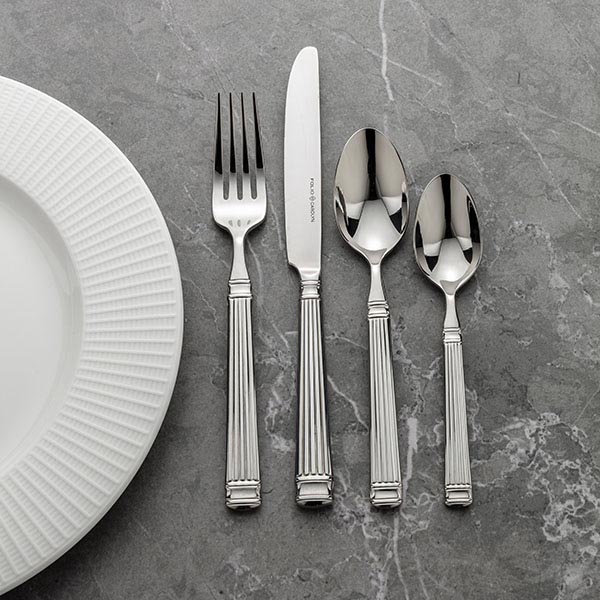 Ложка десертная «Кэролин»;сталь нерж.;,L=18,4см;металлич.