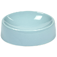 Салатник «Сан Пеллегрино»;фарфор;D=12,H=3см;голуб.