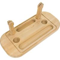 Держатель для шашлыка настольный;бук;D=65,H=175,L=475,B=205мм