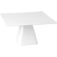 Подставка для торта;пластик;,H=16,L=31,B=31см;белый