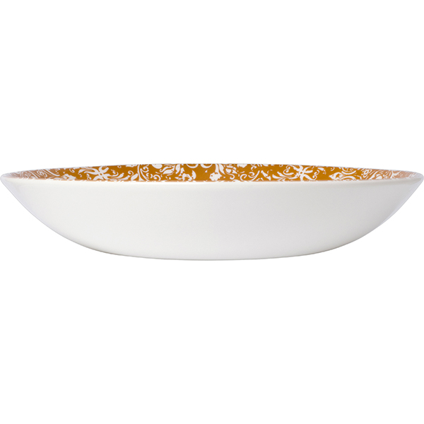 Салатник «Инк легаси»;фарфор;0,65л;D=205,H=40мм;оранжев.