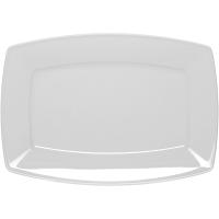 Блюдо «Виктория» прямоугольное;фарфор;,H=25,L=320,B=225мм;белый