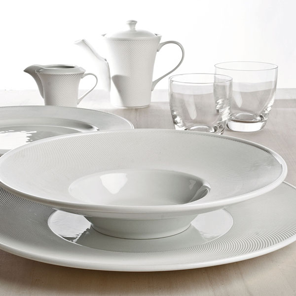 Блюдо «Нью Граффити» круглое;фарфор;D=300,H=22мм;белый