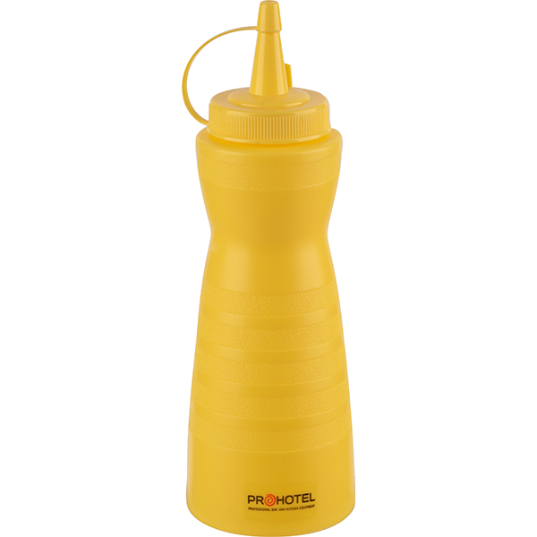 Емкость для соусов;пластик;350мл;D=6,H=20см;желт.