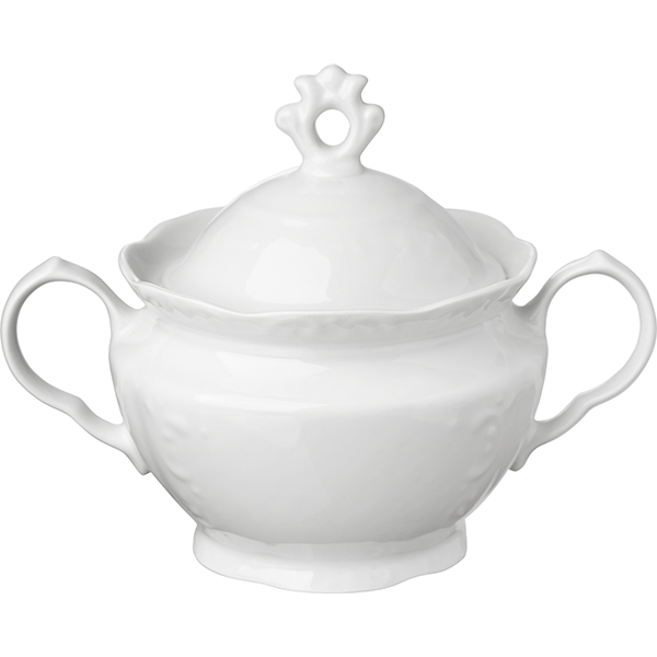 Сахарница «Надежда»;фарфор;0,55л;белый