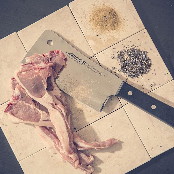 Топорик для рубки мяса «Универсал»;сталь нерж.,полиоксиметилен;,L=310/180,B=85мм;черный,металлич.