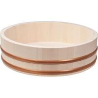 Кадка для риса;бамбук;D=27,H=8см;бежев.