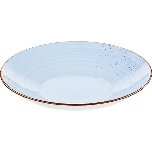 Тарелка глубокая «Опшенс Рустик Ривер»;фарфор;1л;D=239,H=45мм;голуб.