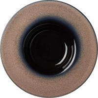 Тарелка для пасты «Пати»;фарфор;0,5л;D=31,H=5см;серый,синий