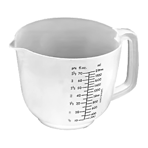Стакан мерный с ручкой;полипроп.;2л;D=17/23,H=15,5см;прозр.