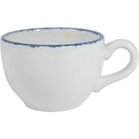 Чашка кофейная «Блю Дэппл»;фарфор;85мл;D=65,H=50,L=85мм;белый,синий Чашка кофейная «Блю Дэппл»;фарфор;85мл;D=65,H=50,L=85мм;белый,синий