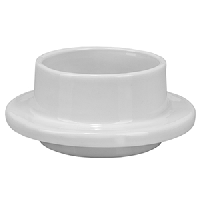 Икорница;фарфор;40мл;D=90,H=37мм;белый