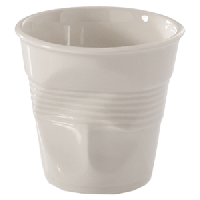 Стакан для горячих напитков «Фруассэ» для капучино;фарфор;180мл;D=85,H=85мм;белый