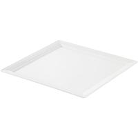 Блюдо «Тайм сквэа» квадратное;фарфор;,L=25,B=25см;белый