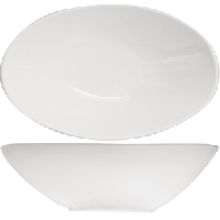 Салатник «Кунстверк»;фарфор;1,8л;,H=80,L=308,B=183мм;белый