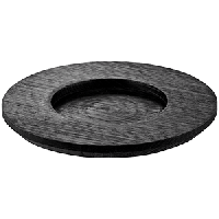 Подставка д/котелка;дуб;D=175,H=20мм;черный
