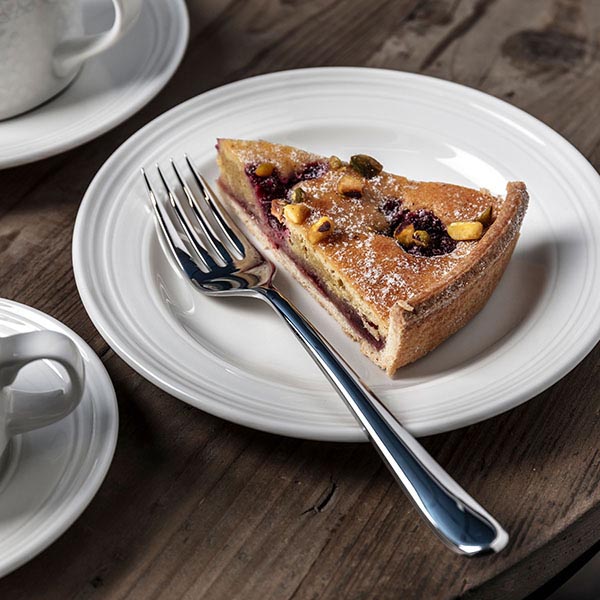 Тарелка «Бид»;фарфор;D=25,5см;белый