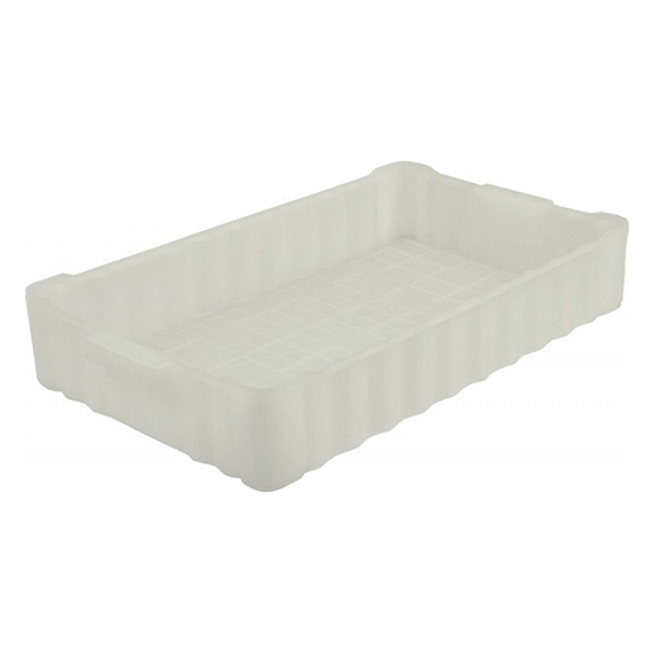 Ящик для продуктов сплошной (от -30 до +60°C);полиэтилен;40л;,H=13,8,L=78,8,B=47см;белый