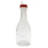 Бутылка для масла и уксуса;стекло,пластик;0,55л;D=85,H=230,L=70,B=70мм;прозр.