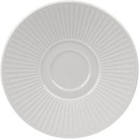 Блюдце «Виллоу»;фарфор;D=153/47мм;белый