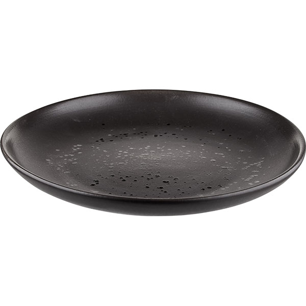 Тарелка «Оникс» плоская без полей;керамика;D=250,H=27мм;черный