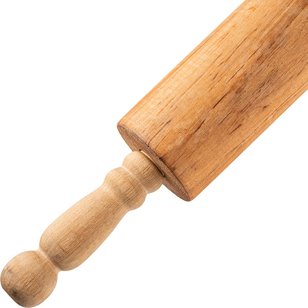 Скалка с вращ.ручкой;бук;D=5,L=60/40см;св. дерево