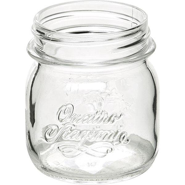 Банка «Кватро Стаджони» круглая без крышки;стекло;250мл;D=65/80,H=93мм;прозр.