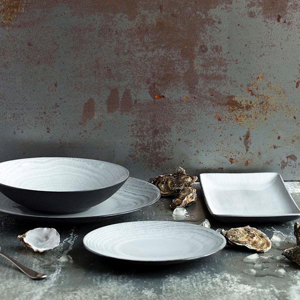 Блюдо «Свелл» прямоугольное;керамика;,L=30см;белый