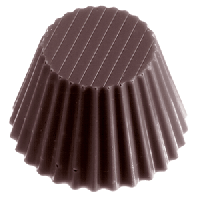 Форма для шоколада «Конус рифленый»[24шт];поликарбонат;D=3,H=3см