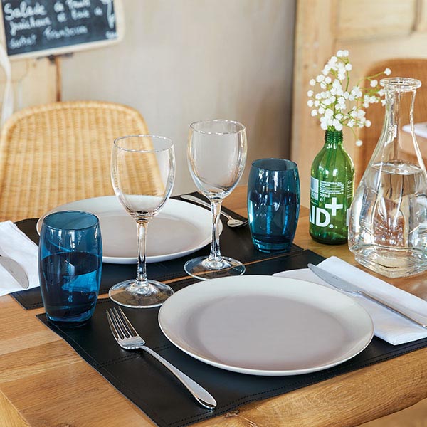 Тарелка «Эволюшнс Гранит» мелкая;стекло;D=25см;серый