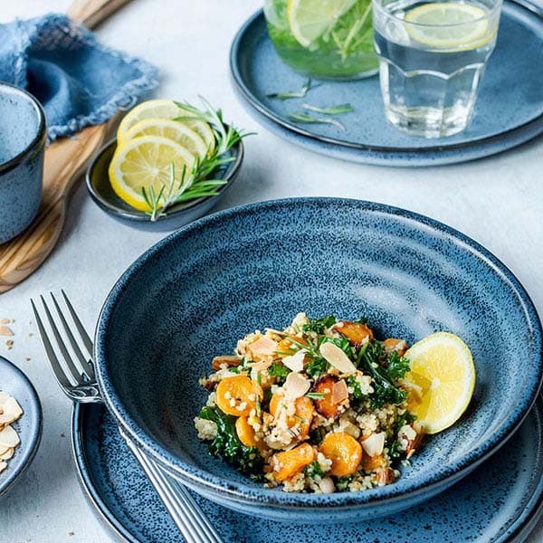 Салатник «Поттерс»;фарфор;D=20см;синий