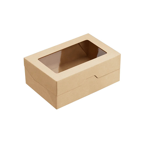 Контейнер бумажный OneBox с крышкой;картон;1,2л;,H=85,L=150,B=100мм;св.корич.