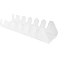 Подставка для тарелок;пластик;,H=47,L=220,B=65мм;белый