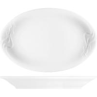 Селедочница «Мелодия»;фарфор;,H=35,L=237,B=152мм;белый