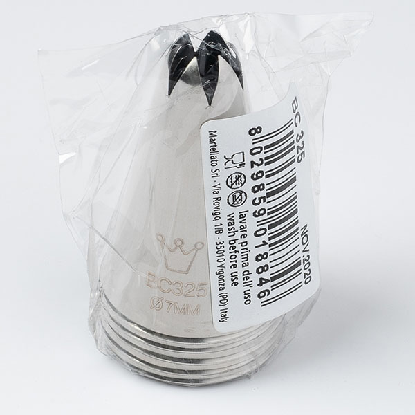 Насадка кондитерская «Закрытая звезда»[5шт];сталь нерж.;D=35/7,H=50мм