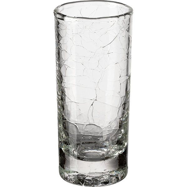 Стопка «Кракле»;стекло;75мл;D=4,H=9см;прозр.