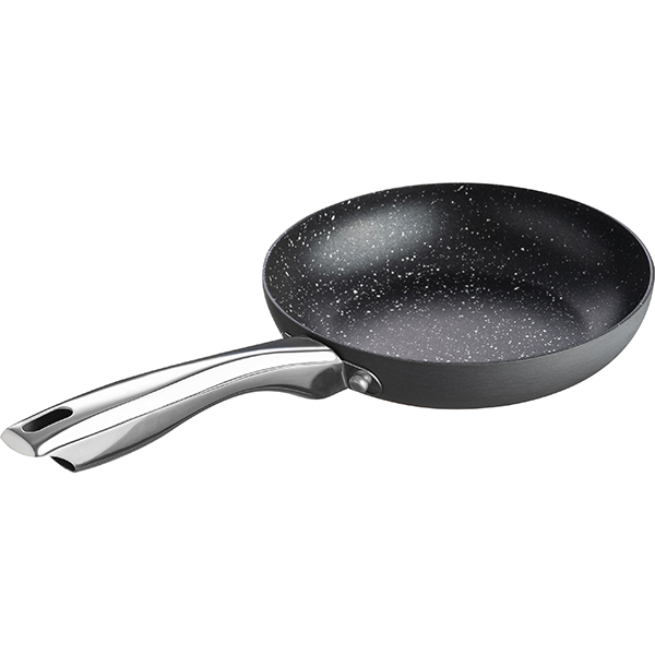 Сковорода «Уитфорд»;алюм.литой,сталь нерж.;0,8л;D=18,H=4см;граф.,черный