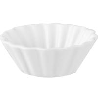 Салатник для комплимента «Кунстверк» с волнистыми краями;фарфор;50мл;D=71,H=20мм;белый