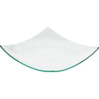 Салатник «Матиз»;стекло;0,55л;,H=25,L=290,B=290мм;прозр.,зелен.