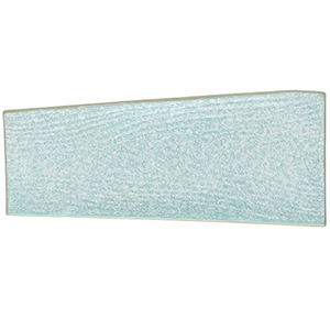 Блюдо «Органика» трапеция;фарфор;,L=36,5,B=15,5см;голуб.