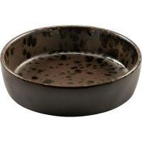 Блюдо для подачи «Фобос» для крем-брюле;керамика;200мл;D=120,H=35мм;коричнев.