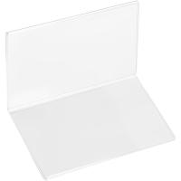 Подставка д/меню «Звездочка»;пластик;,H=15,L=8см;прозр.