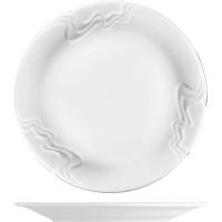 Блюдо «Мелодия»;фарфор;D=300,H=25мм;белый
