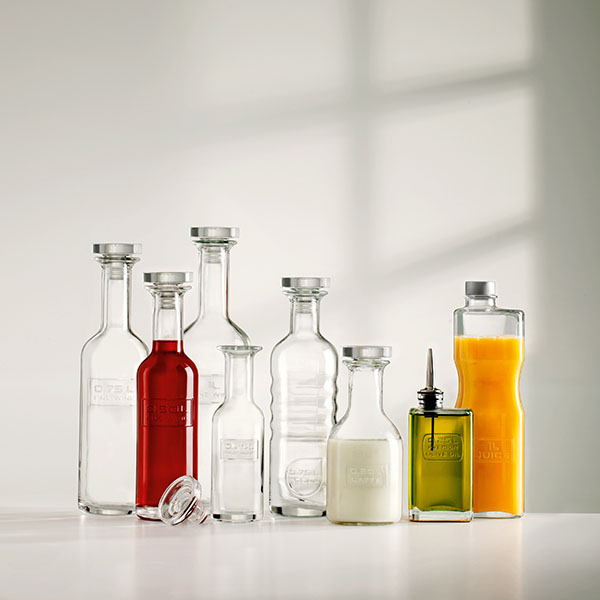 Ёмкость для масла «Оптима»;стекло;250мл;,H=14,L=7,B=5см;прозр.