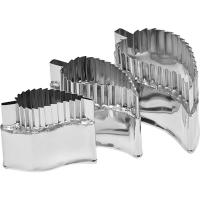 Набор ножей д/декор.нарезки овощей[3шт];сталь;,L=11,B=4см;металлич.