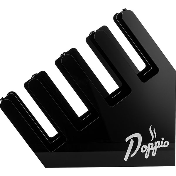 Диспенсер для стаканов 8 секций;пластик;,H=47,L=23,B=48см;черный